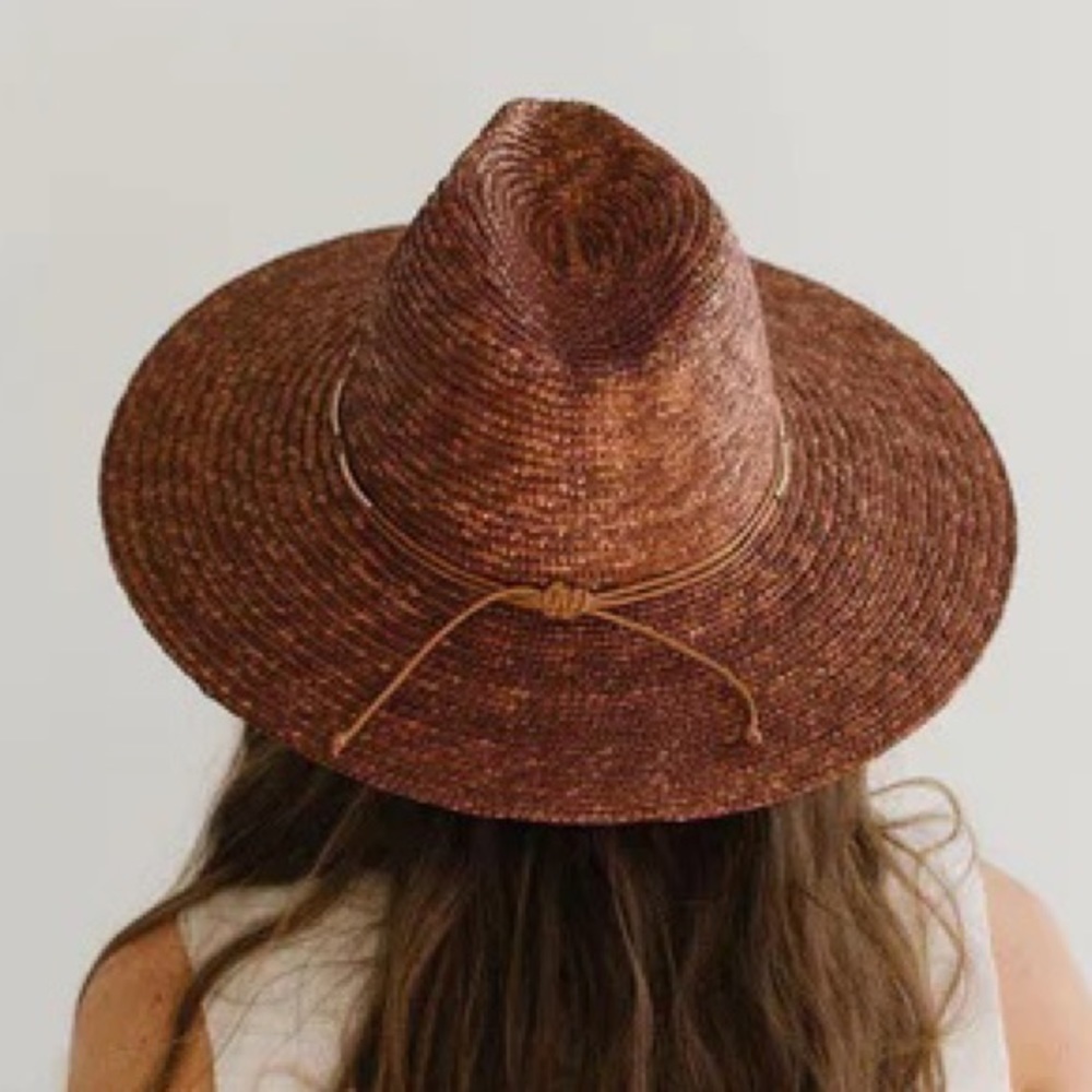 NEW Gigi Pip Isla Straw Fedora Hat. The perfect accessory for your next getaway! - Picture 2 of 7
